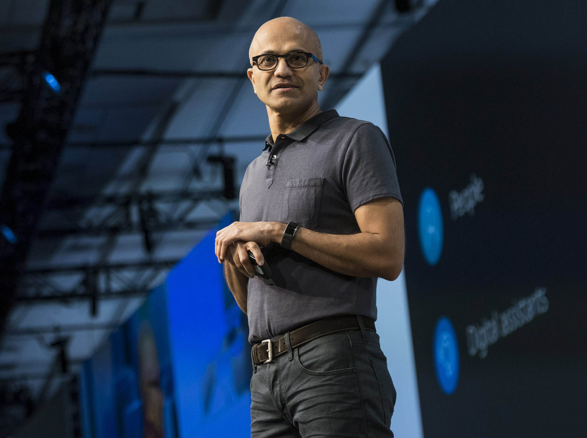 Microsoft's Satya Nadella Is Betting Everything on AI