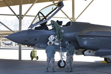 Lockheed Martin F-35 Fighter Jet Test Flights At Hill Air Force Base