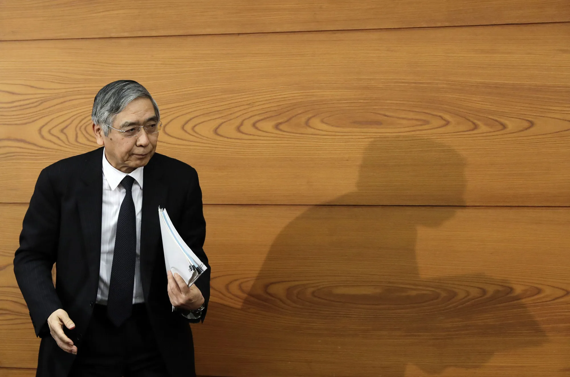 Bank of Japan Governor Haruhiko Kuroda Speaks At News Conference Following Rate Decision
