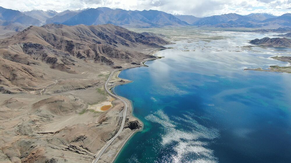 Image result for pangong lake india-china border