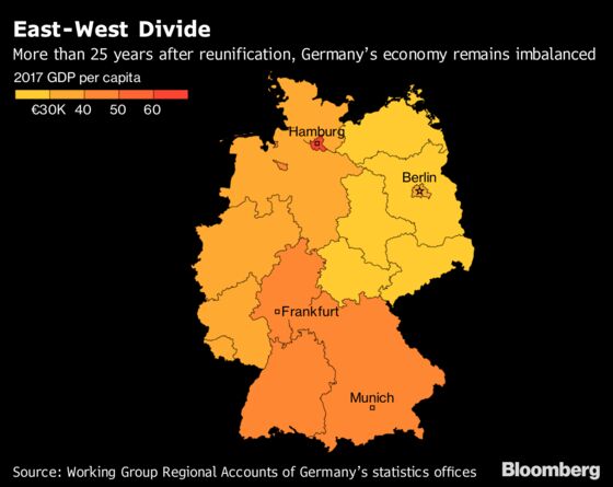 Merkel Legacy Is a German Jobs Boom for Europe's Star Economy