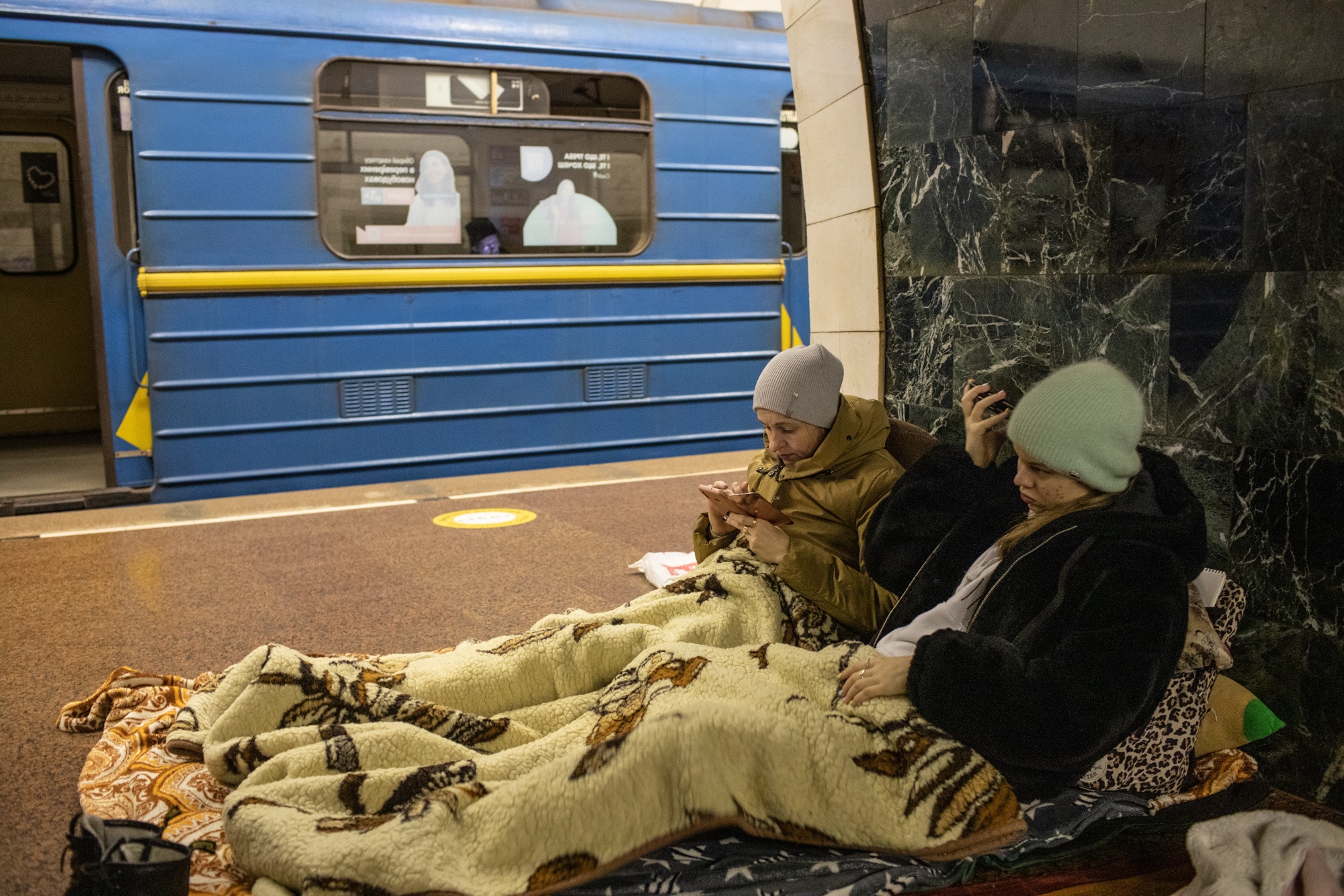 How Kyiv Transformed Its Subway Into a Bomb Shelter - Bloomberg