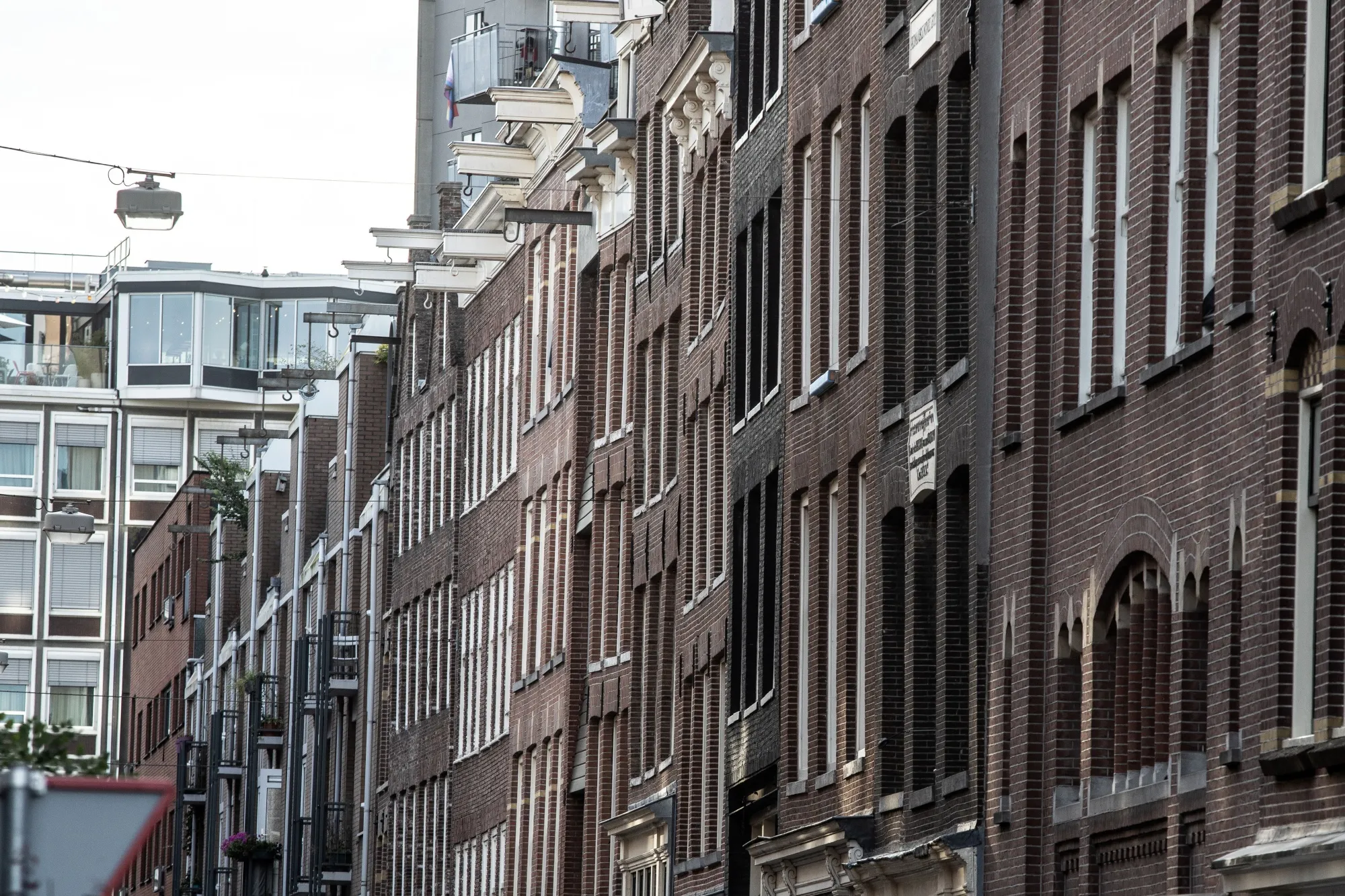 Residential buildings in Amsterdam.