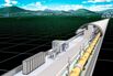 An artist rendering of International Linear Collider (ILC)