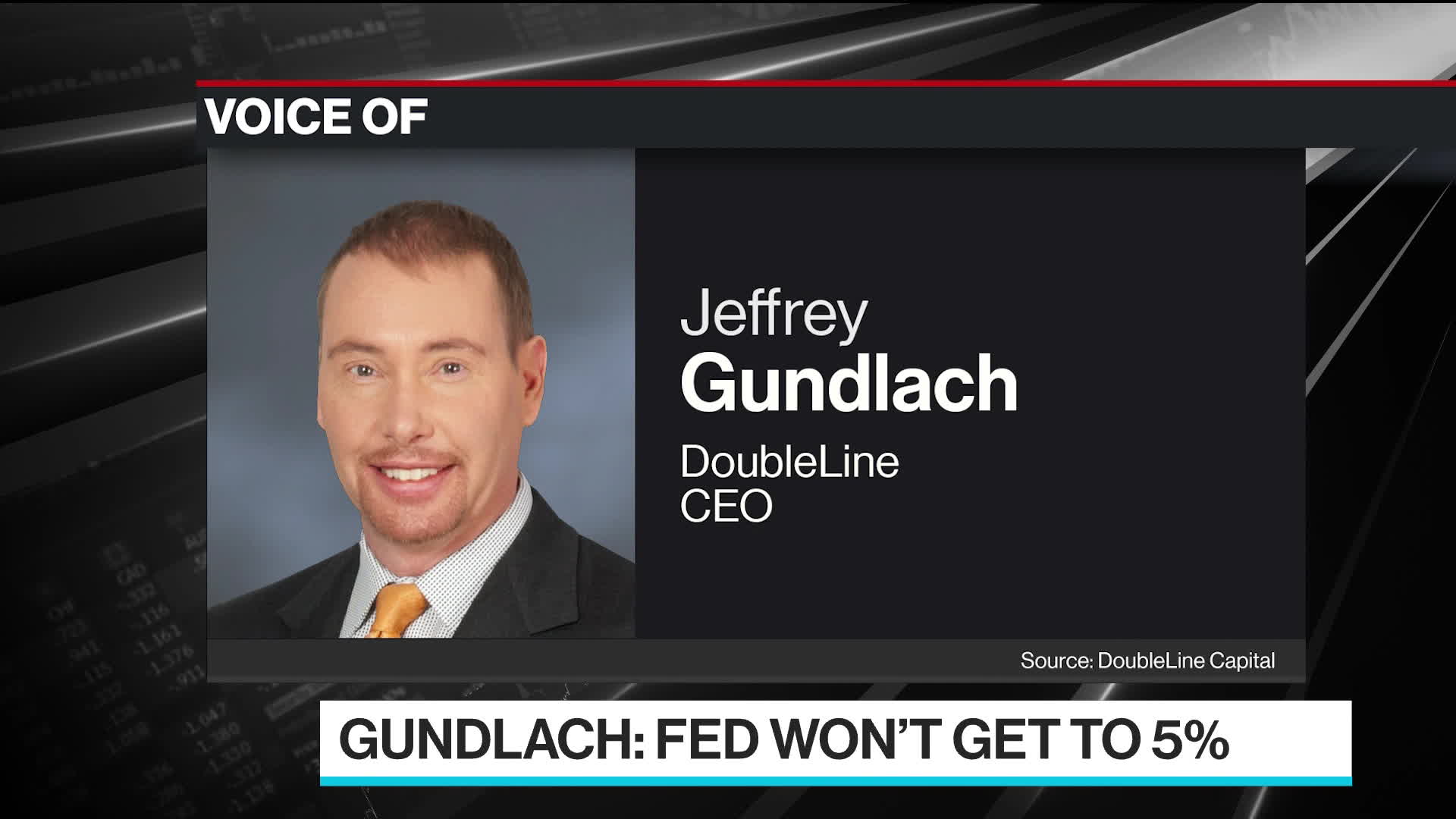 Watch Gundlach Says Listen to Bond Market, Not Fed on Rates Bloomberg