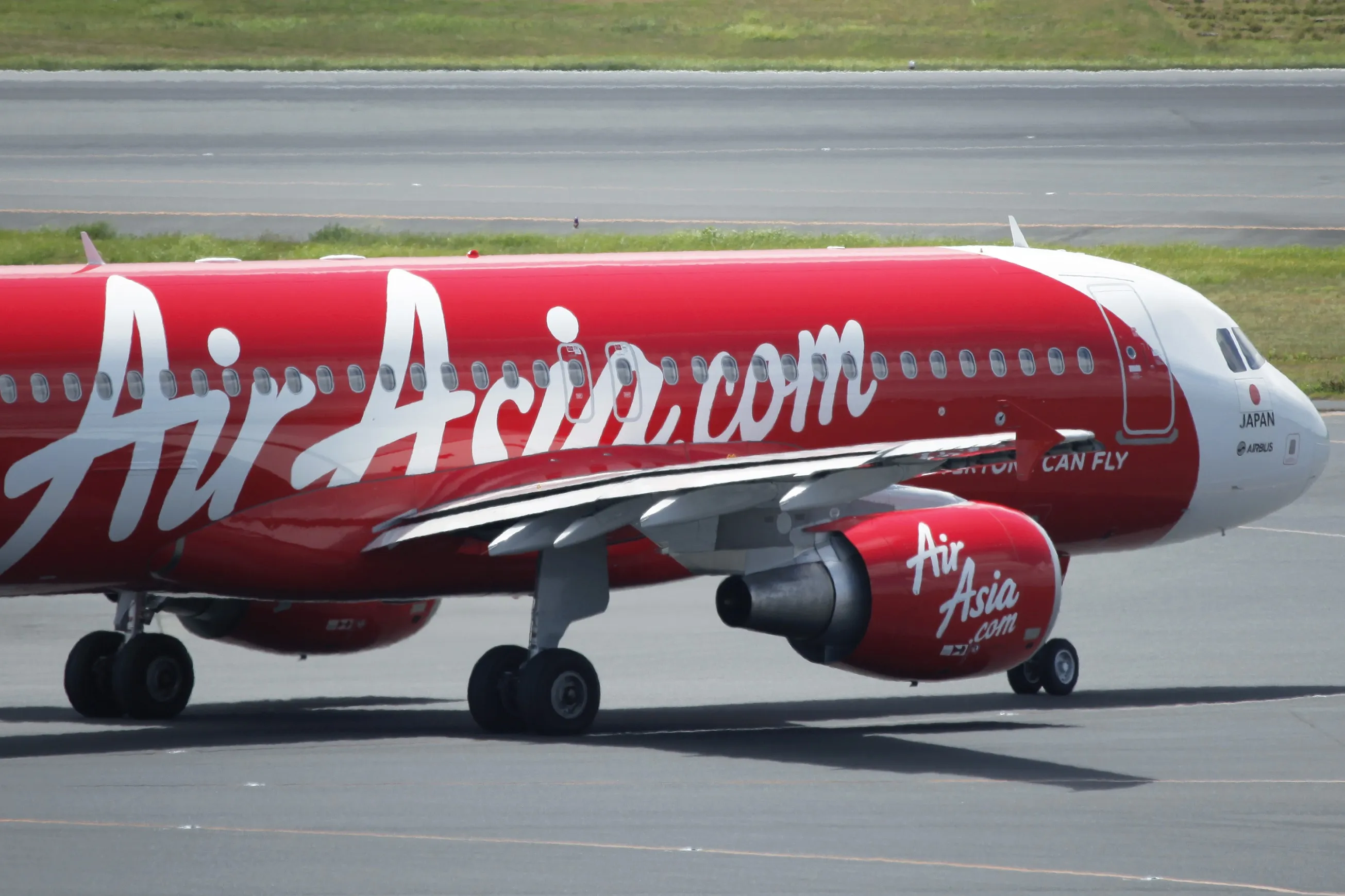 An AirAsia Japan Co. aircraft n Narita City, Japan.&nbsp;