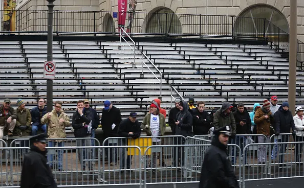 Standing room only.
