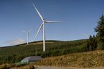 The Raheenleagh Wind Farm near Ballinvally, County Wicklow, Ireland.