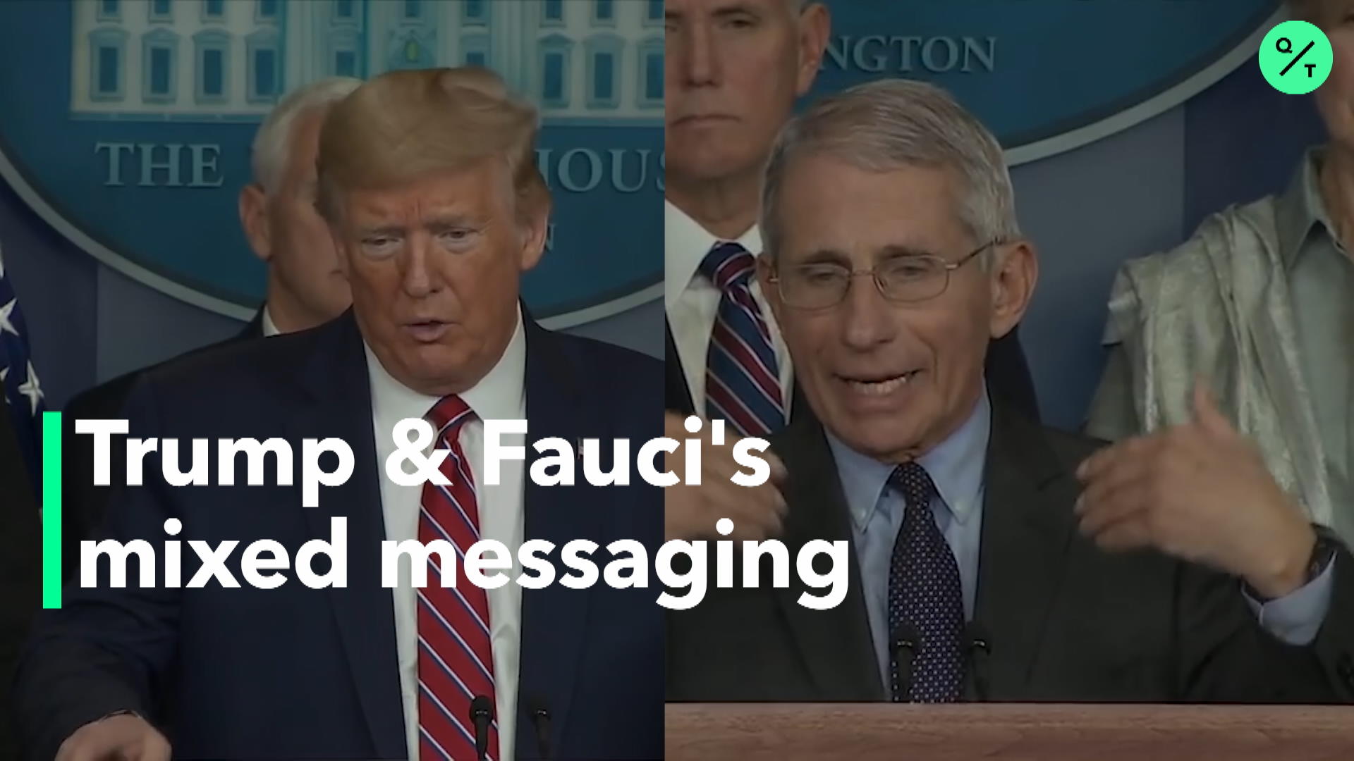 Trump & Fauci's Mixed Messaging - Bloomberg