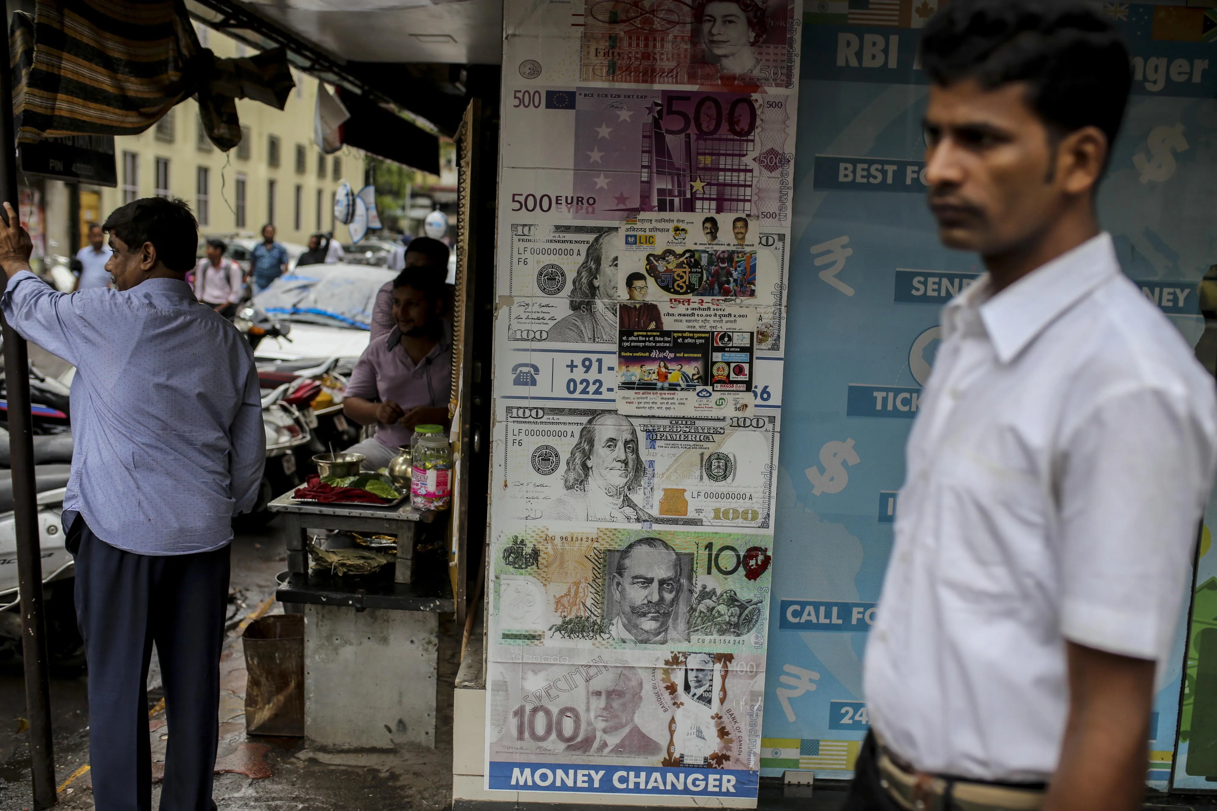 India's Rupee Drops to Record Low as Crude Oil Prices Advance