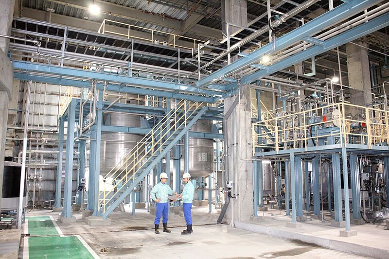 CNF production facility at Nippon Paper Industries