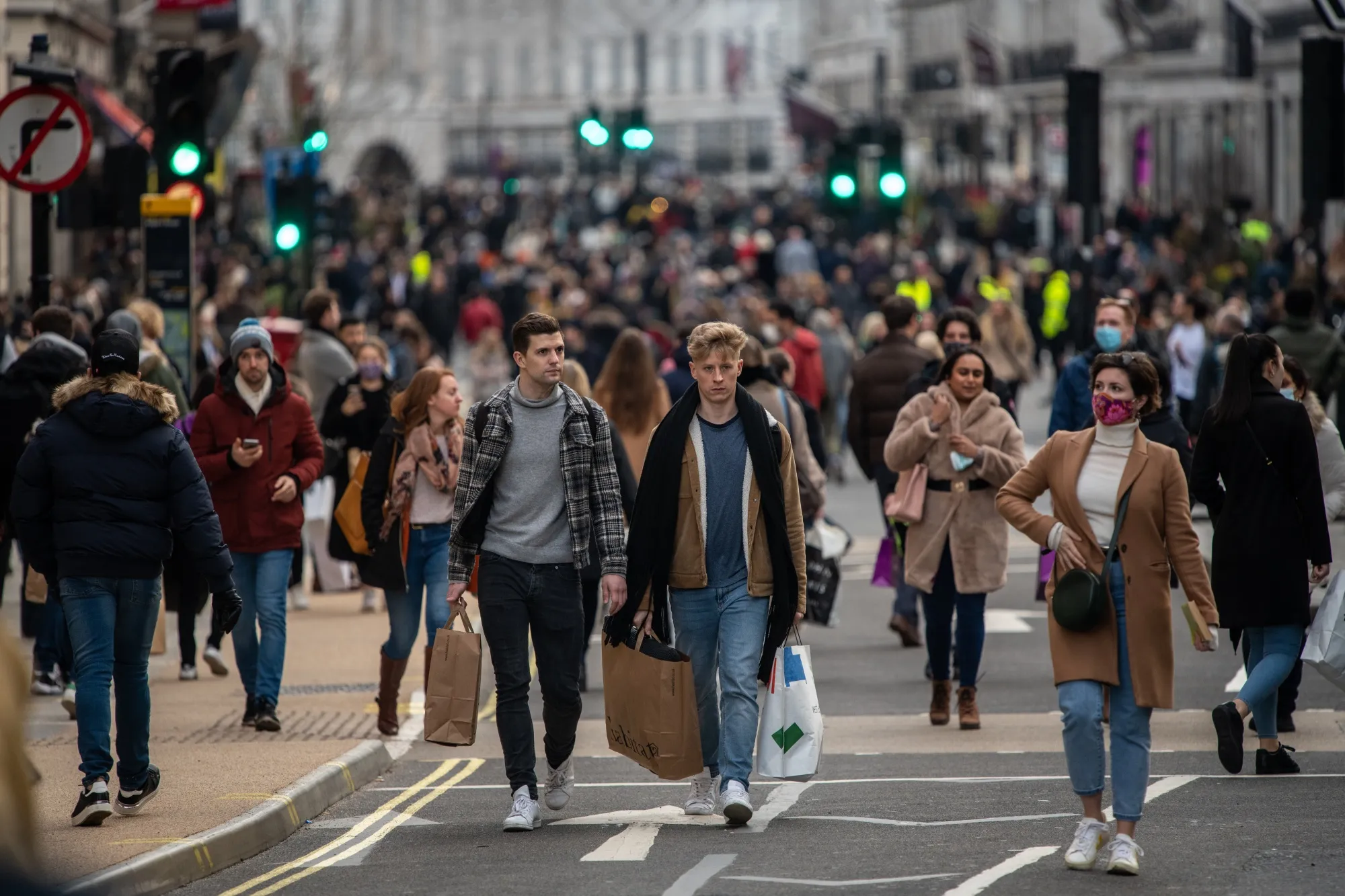 Christmas shoppers let their guard down.