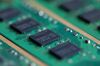 Samsung Electronics Co. Double-Data-Rate (DDR) memory modules are arranged for a photograph in Seoul, South Korea, on Friday, April 5, 2019. Samsung reported its worst operating-profit drop in more than four years, buffeted by falling memory-chip prices and slowing smartphone sales.