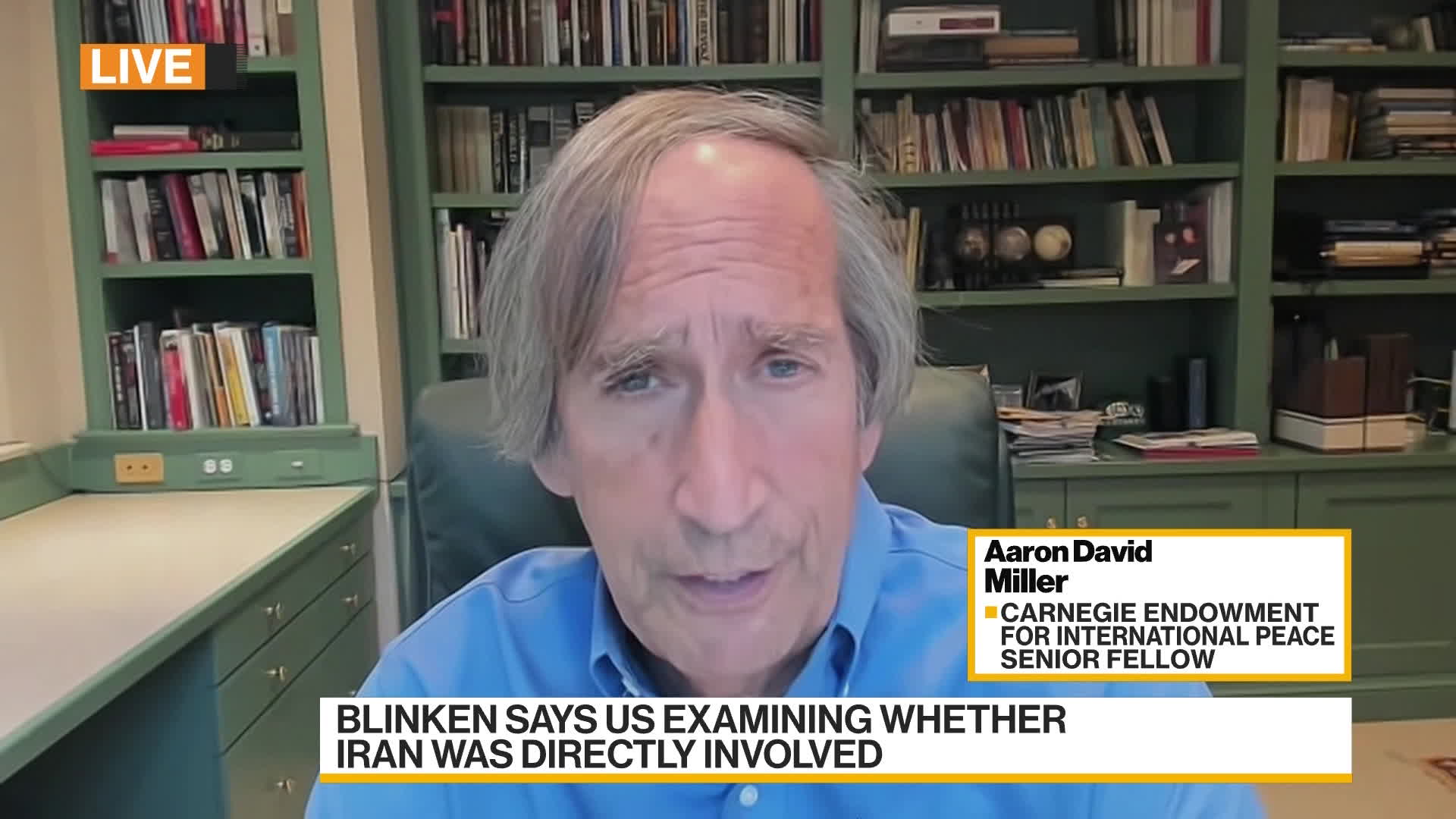 Watch Carnegie Endowment's Miller on Israel Developments - Bloomberg