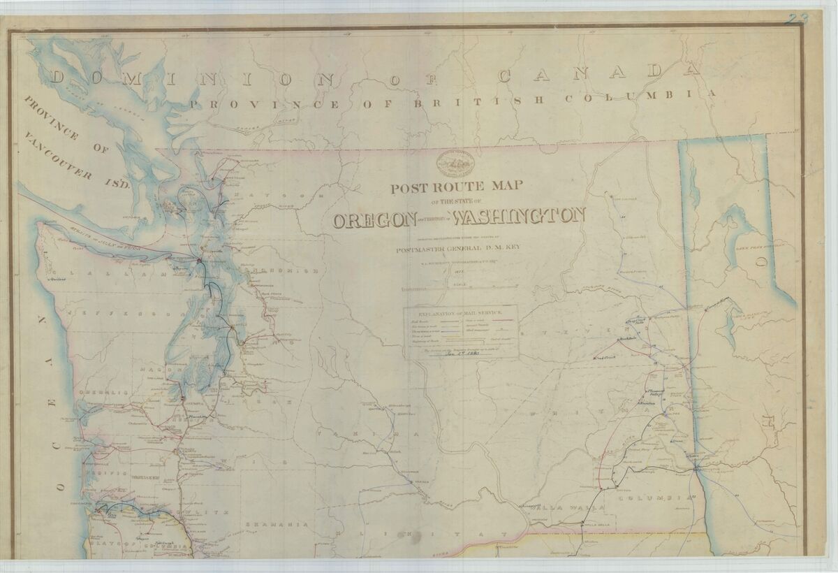 Usps Rural Route Maps Maps Show How The Mail Shaped The American West - Bloomberg