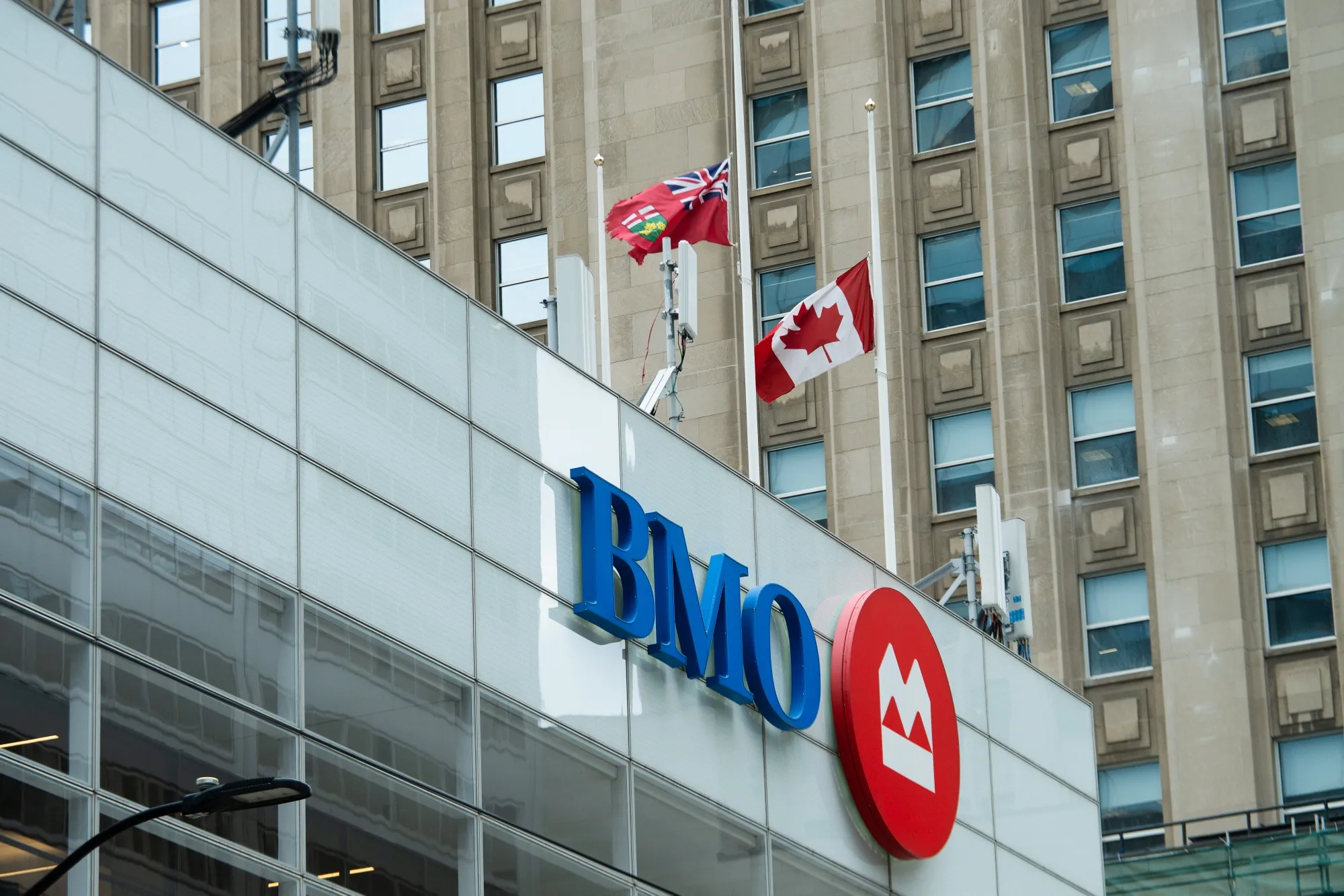 A Bank of Montreal&nbsp;building in the financial district of Toronto.