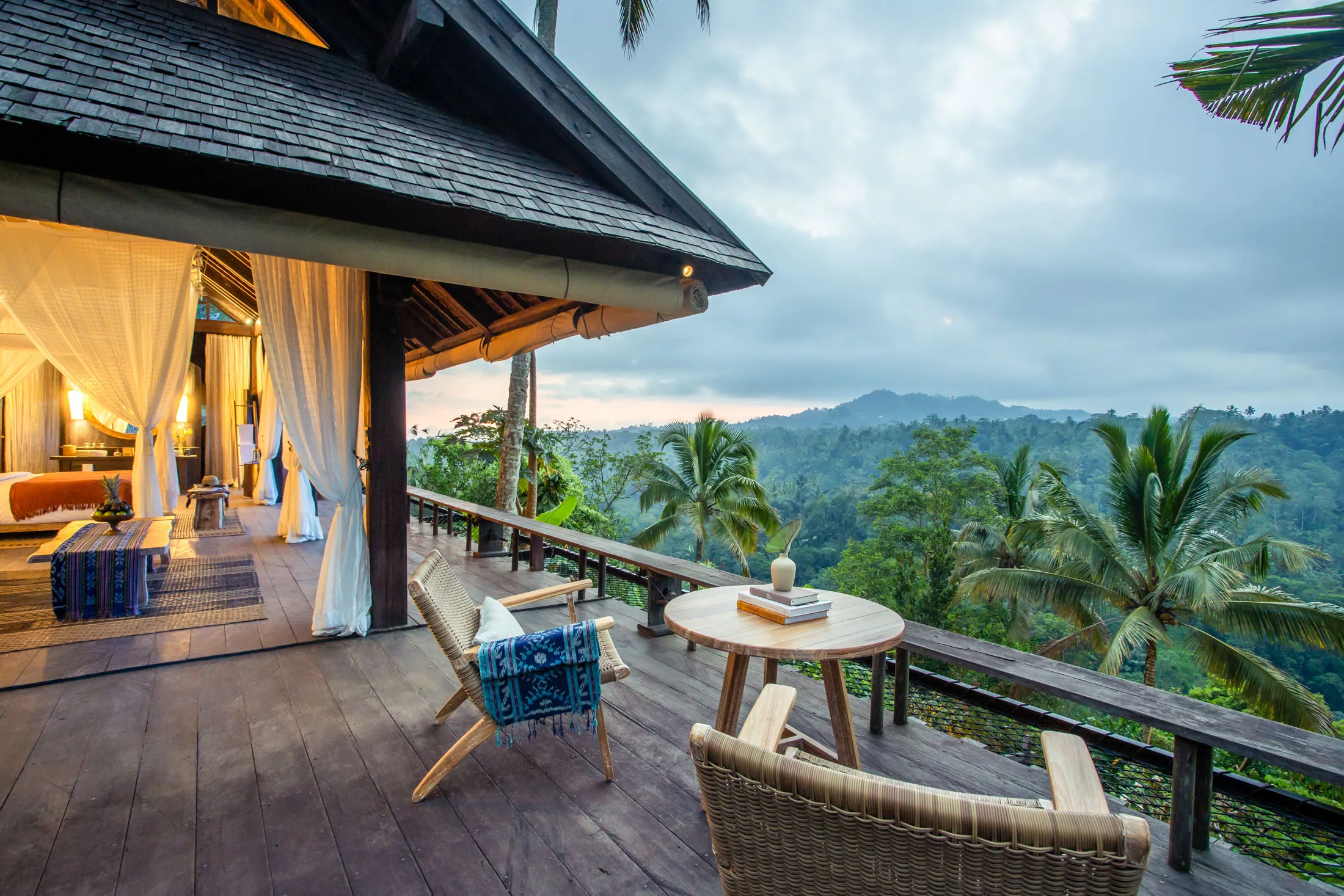 Views out over the Buahan valley.