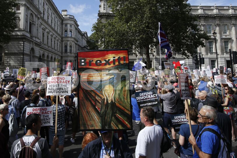 Protests Against Boris Johnson’s Decision To Suspend Parliament