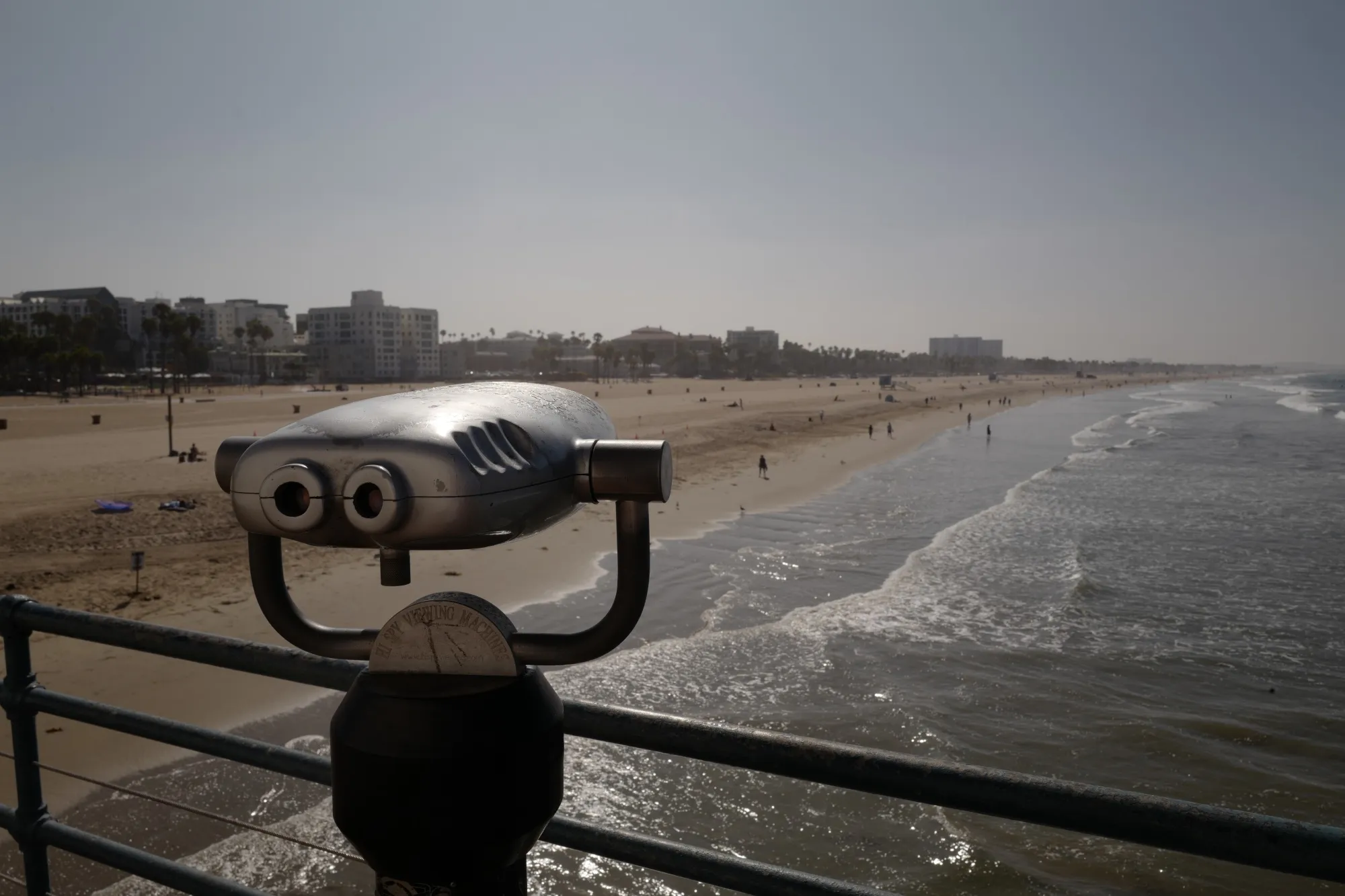 The beaches of&nbsp;Santa Monica in August 2024.&nbsp;