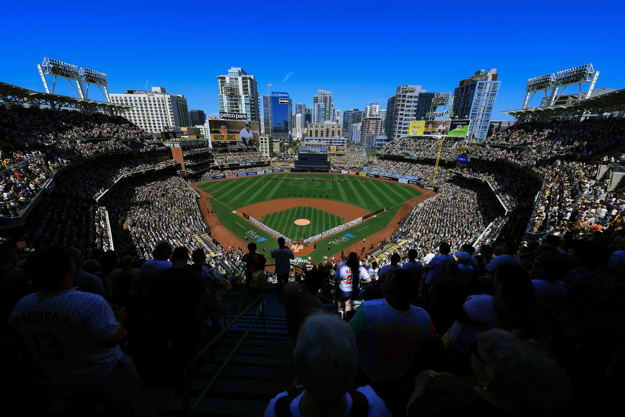 Petco Park prior to a game between the San Diego Padres and the Detroit Tigers in San Diego.