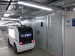 The Neolix vehicle at Leishenshan Hospital in Wuhan on Feb. 14.