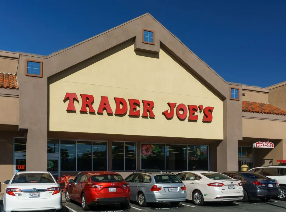 A fairly civil Trader Joe's parking lot. 