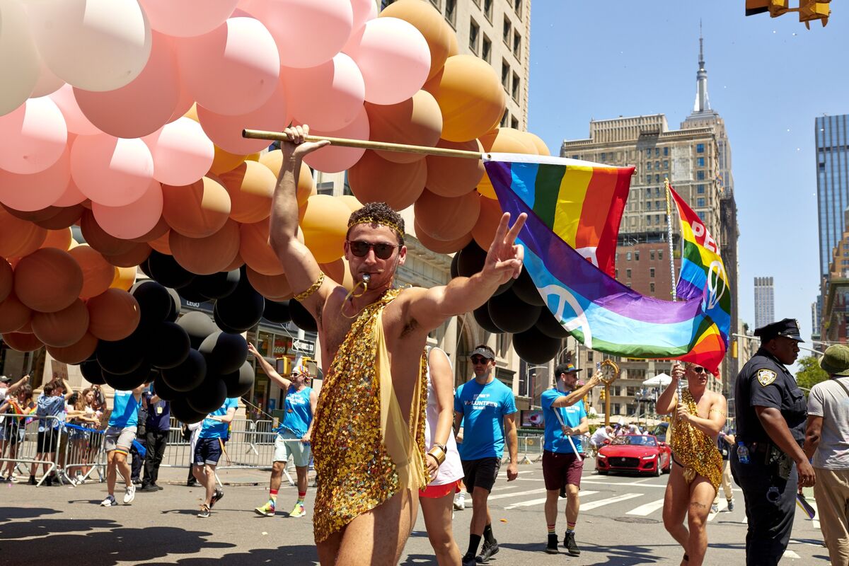 Pride Revelers Celebrate Love as Threats to LGBTQ Rights Hover thumbnail