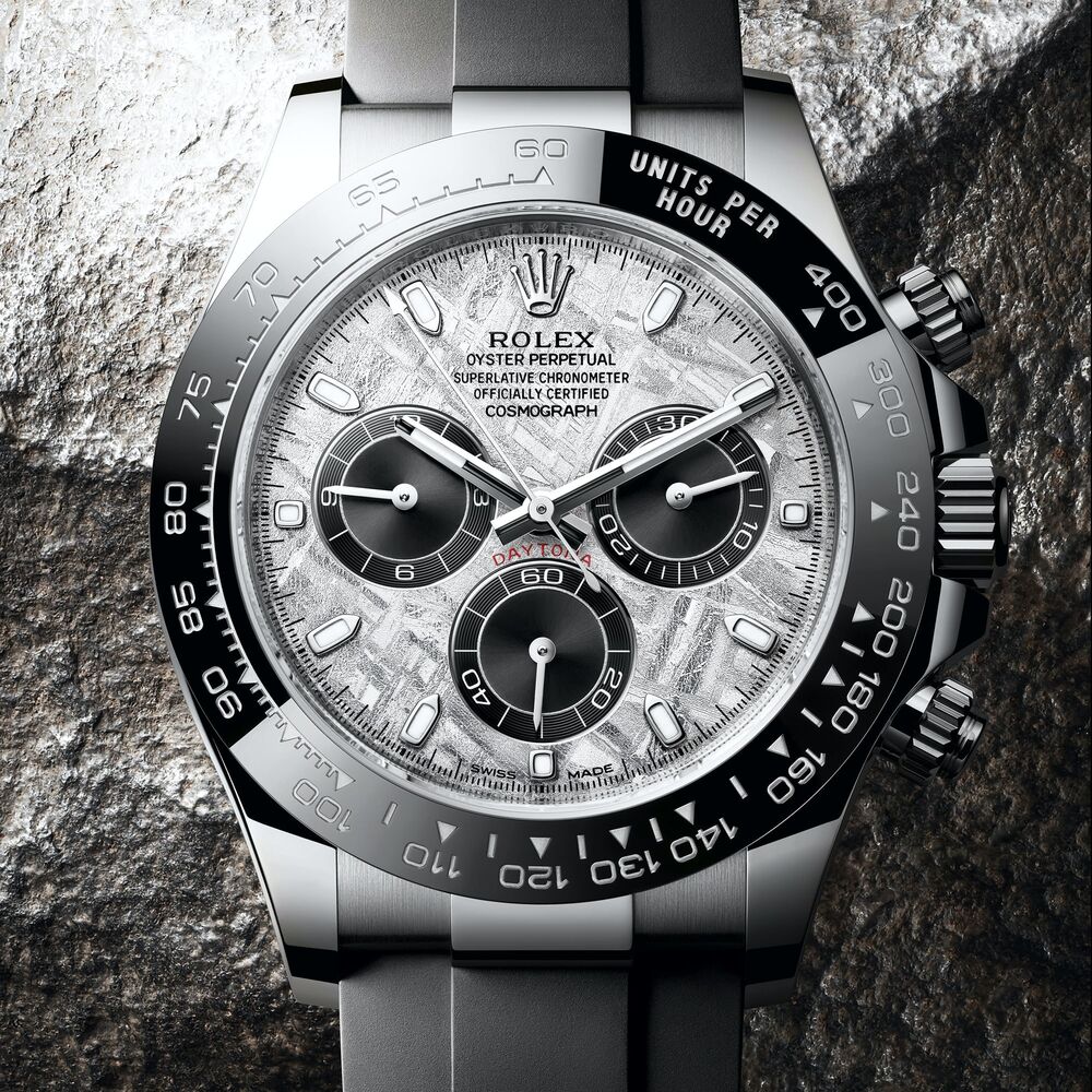 rolex daytona meteorite price