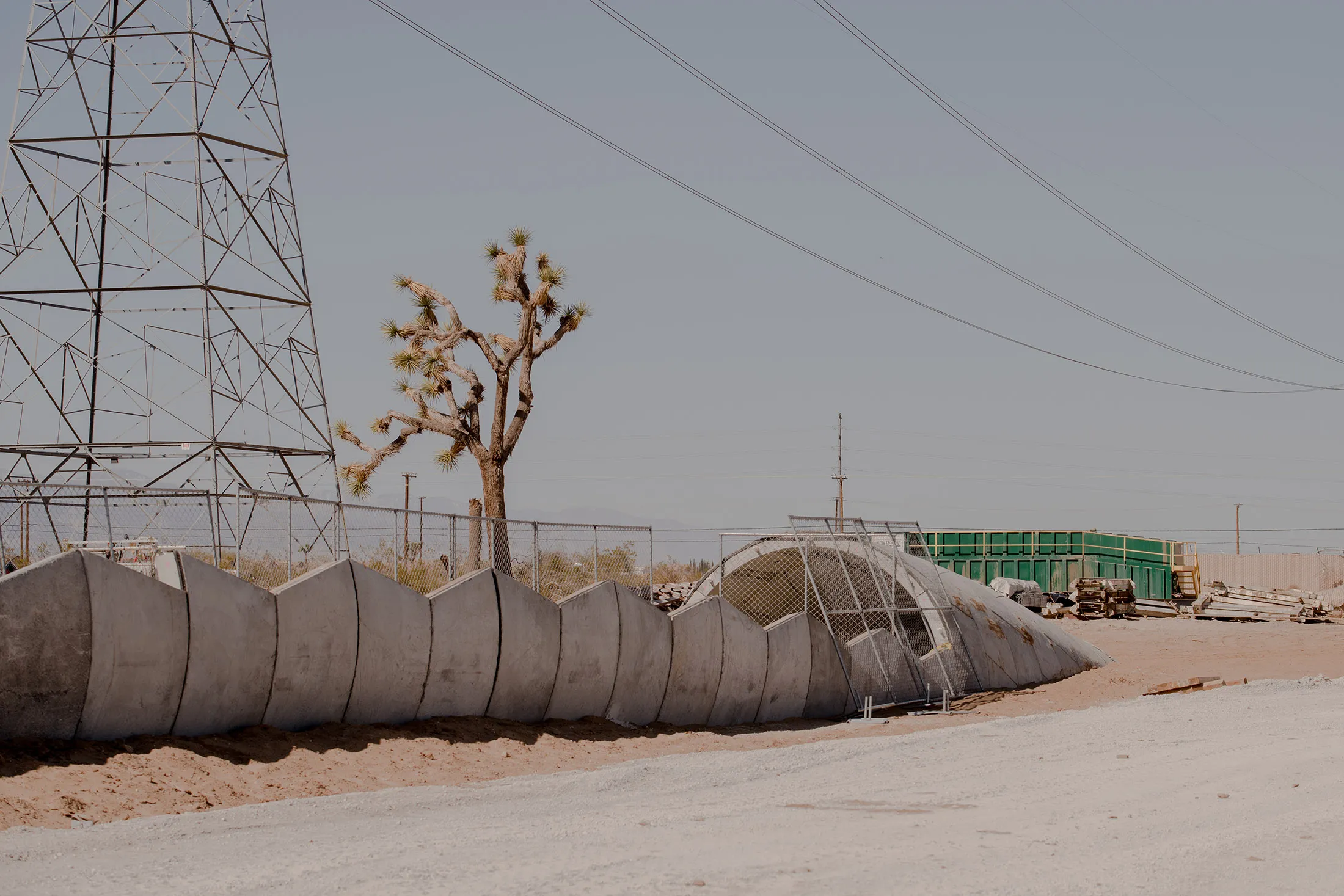 The Boring Co.’s site in the Mojave Desert.