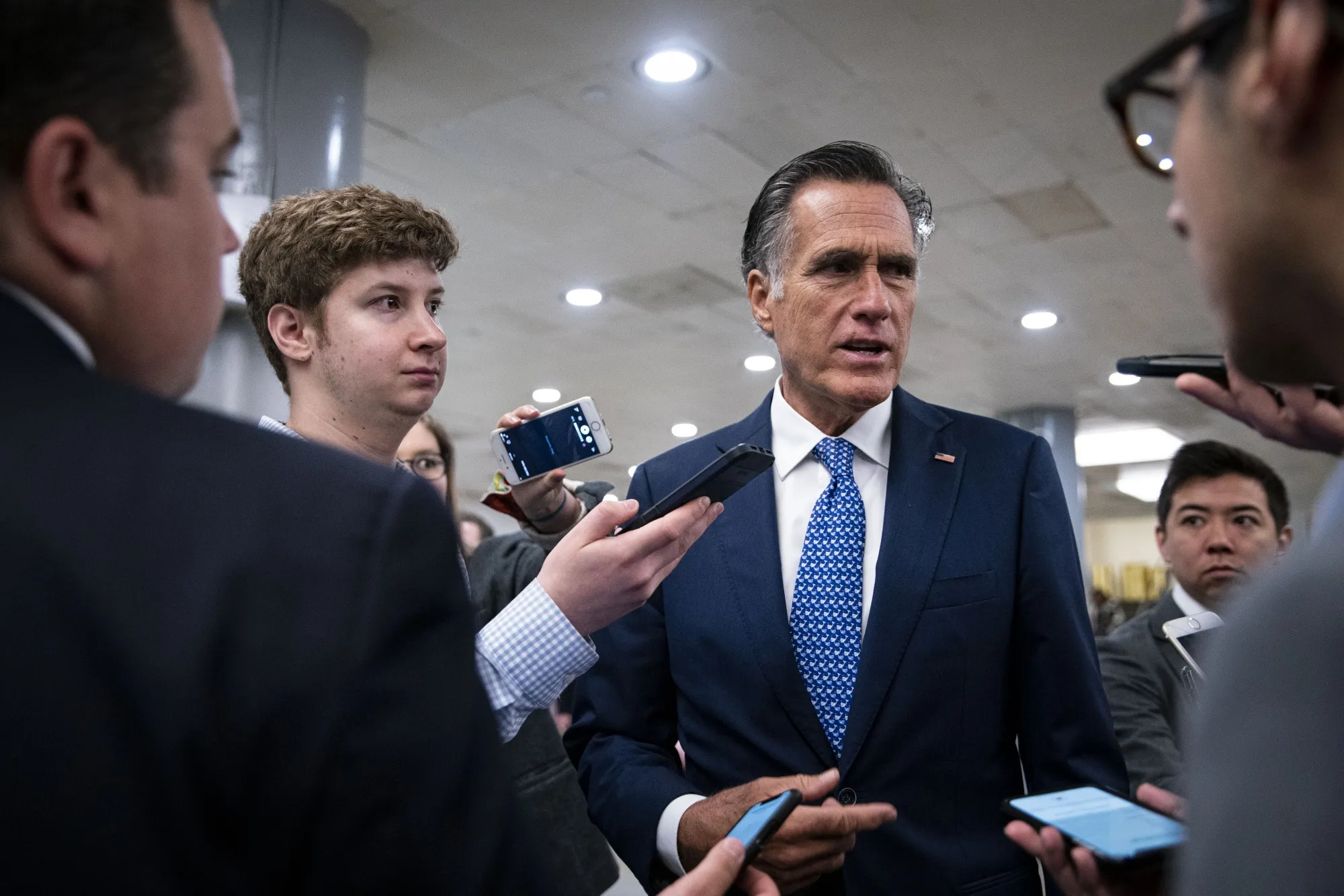 Senator Mitt Romney at the U.S. Capitol.&nbsp;