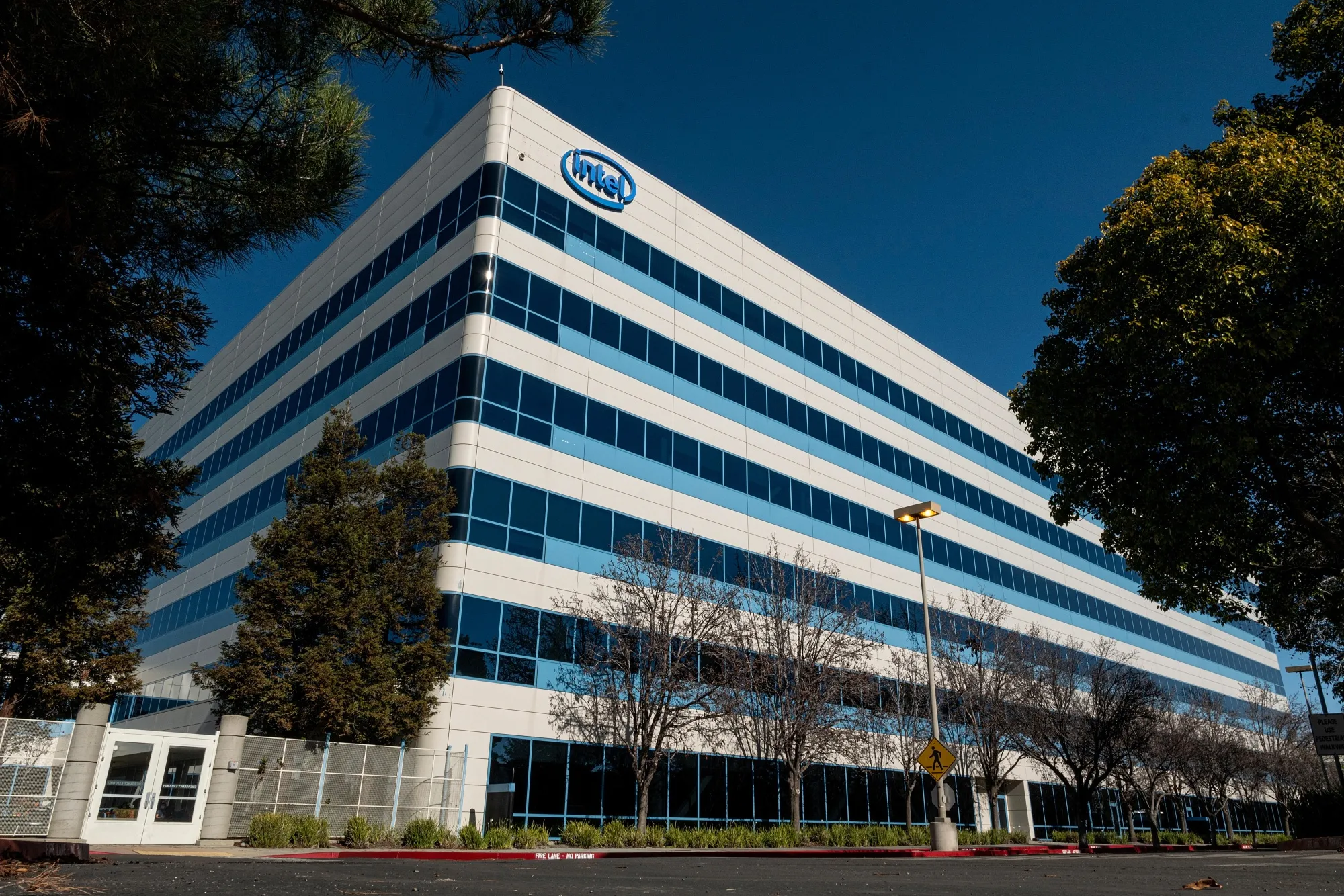 Intel headquarters in Santa Clara, California.