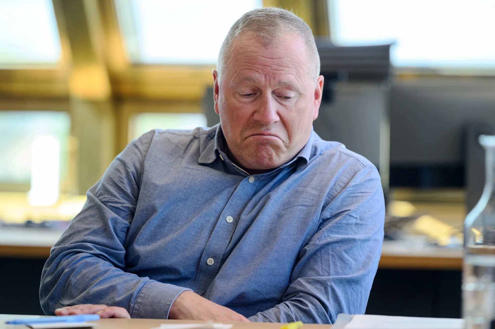 Nicolai Tangen, chief executive officer of Norges Bank Investment Management, during an interview in Oslo, Norway, on Monday, May 26, 2025.