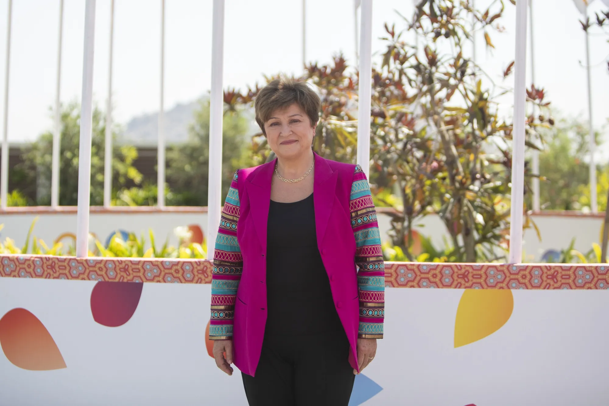 Kristalina Georgieva in Bengaluru, India, on Feb. 25.