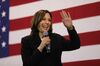 Senator Kamala Harris (D-Calif.) campaigning in Nashua, N.H., on May 15.