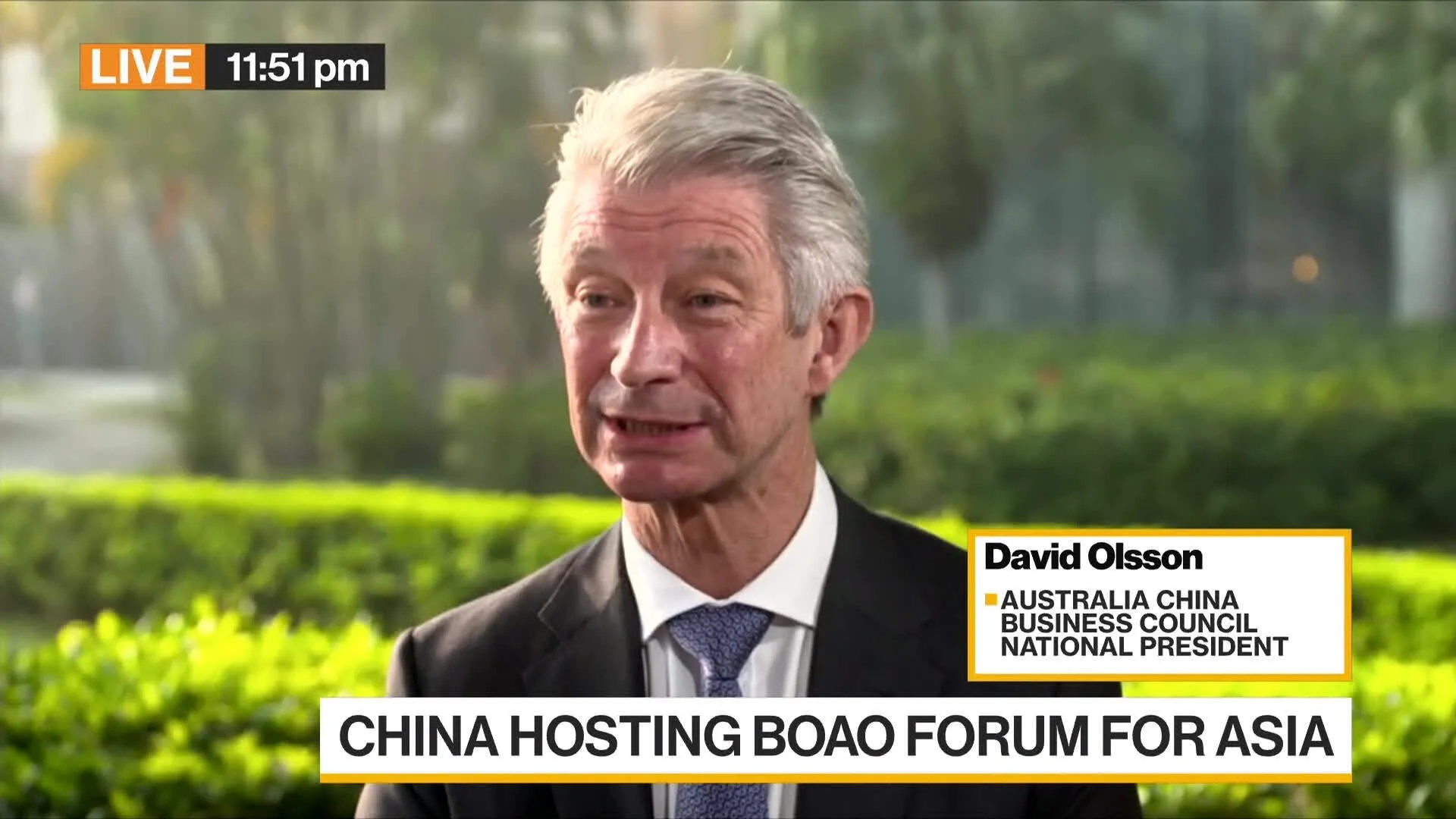 Watch ACBC’s Olsson on Australia-China Relations - Bloomberg