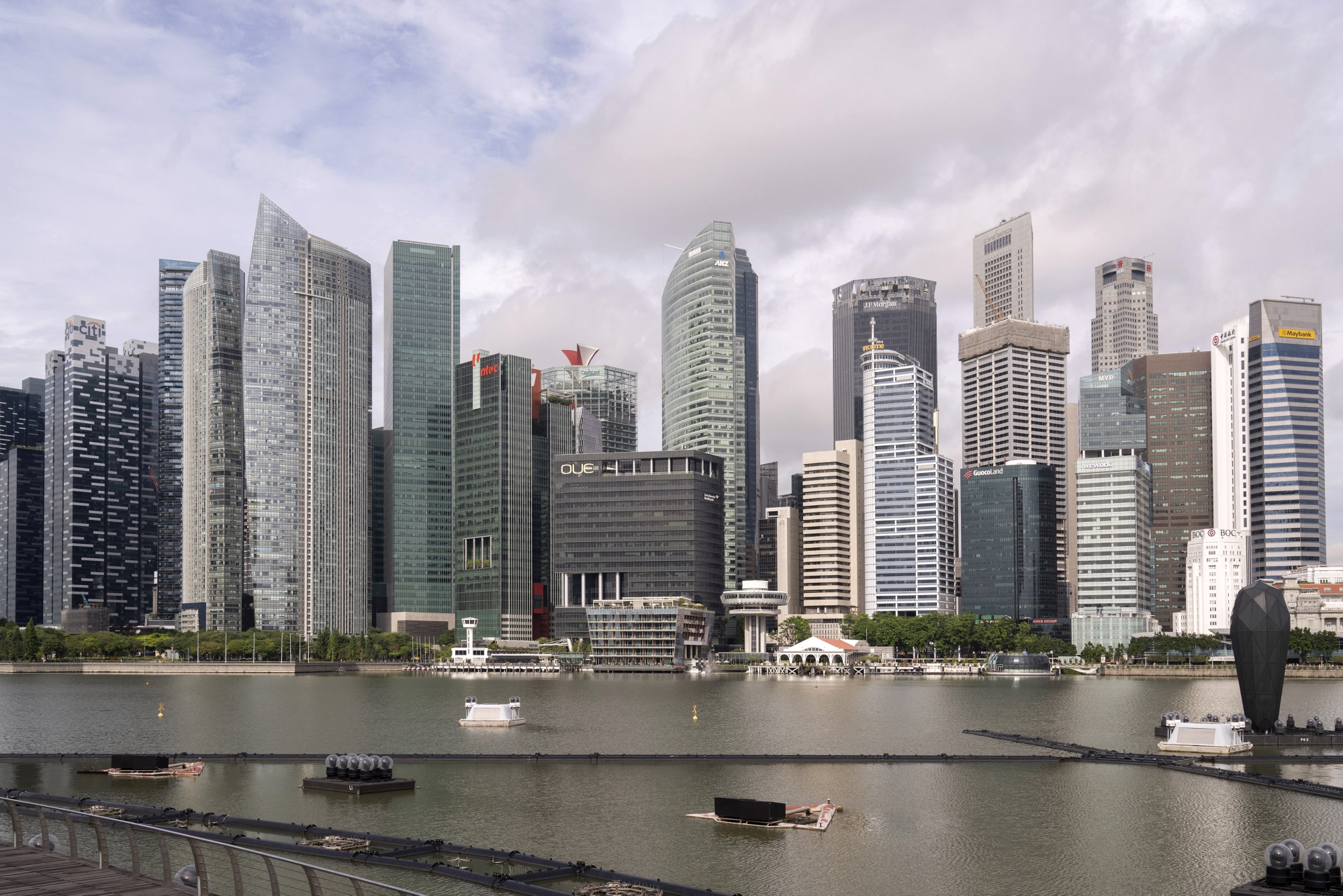 Singapore’s business district.