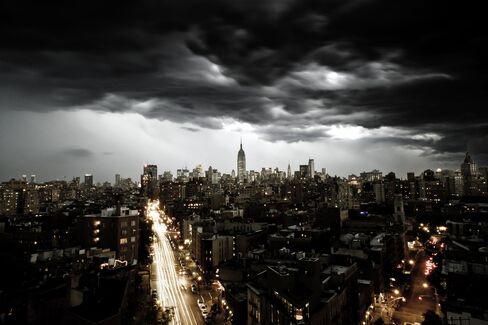 Storm Clouds Over Manhattan