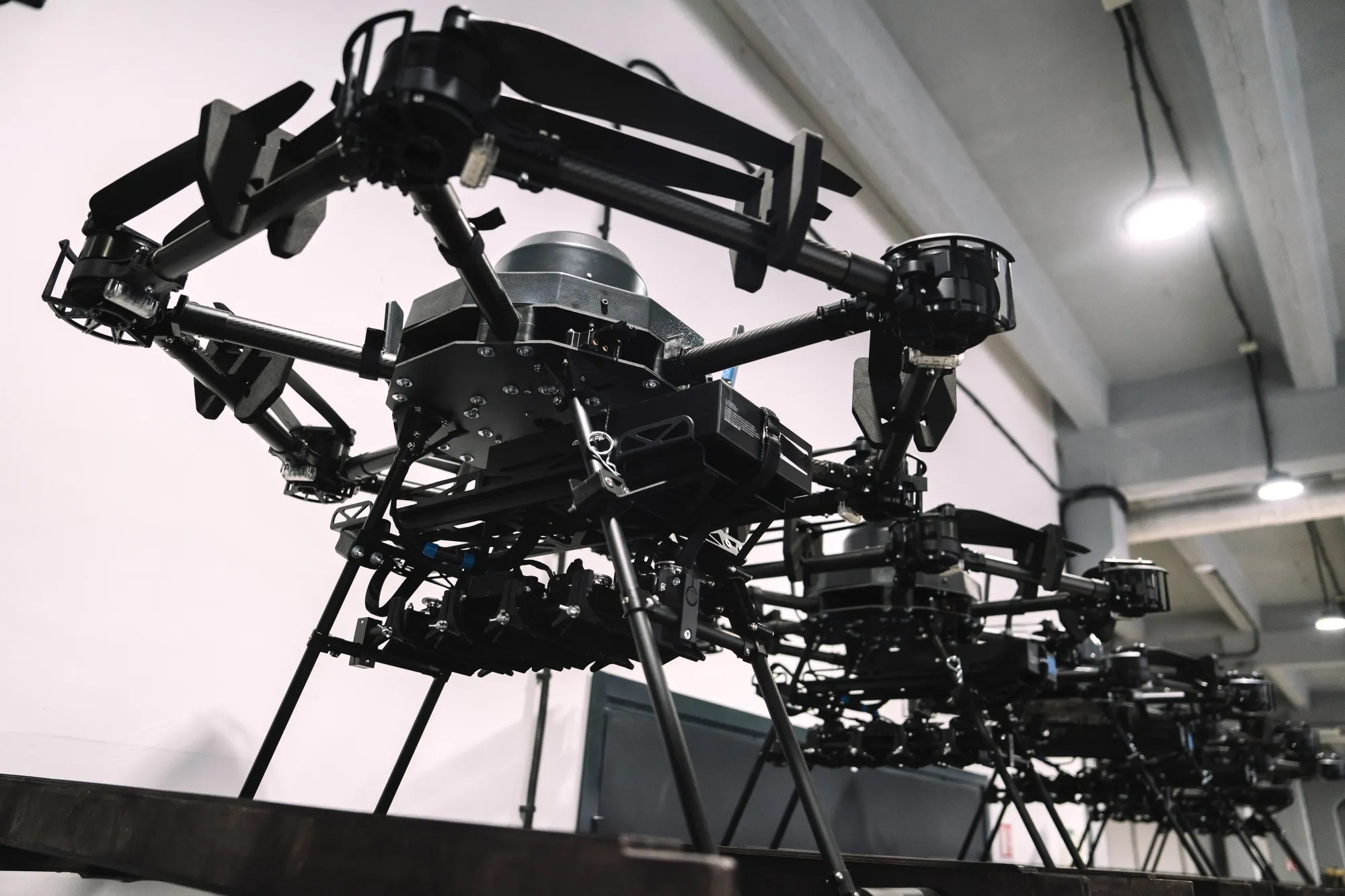 Ukrainian Vampire hexacopter bomber drones.