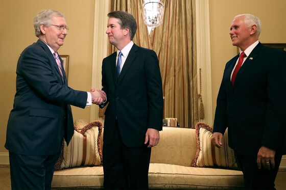 Kavanaugh Meets Senators as Democrats Vow to Slow Confirmation