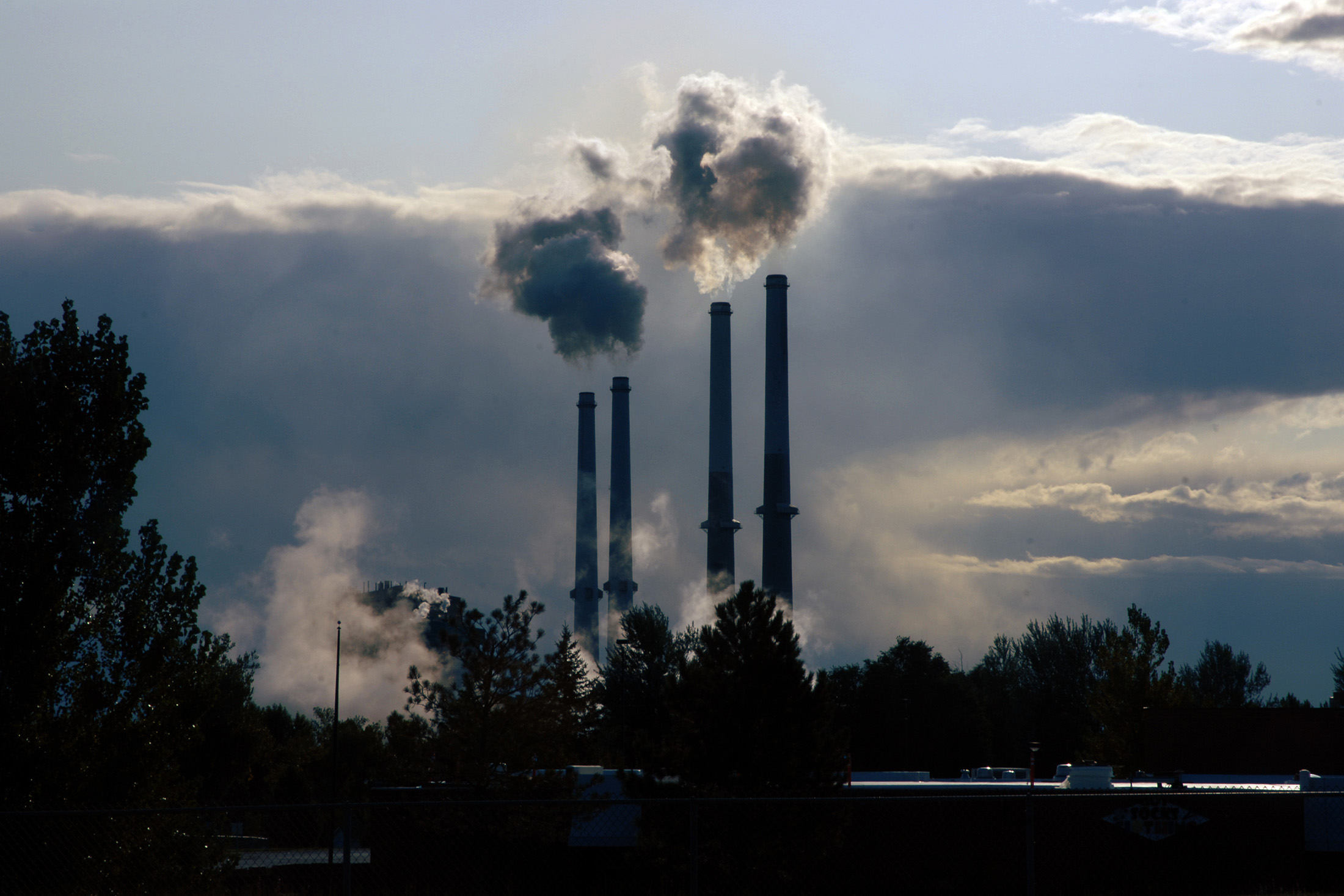 The Colstrip coal-fired power plant in eastern Montana, in 2008.