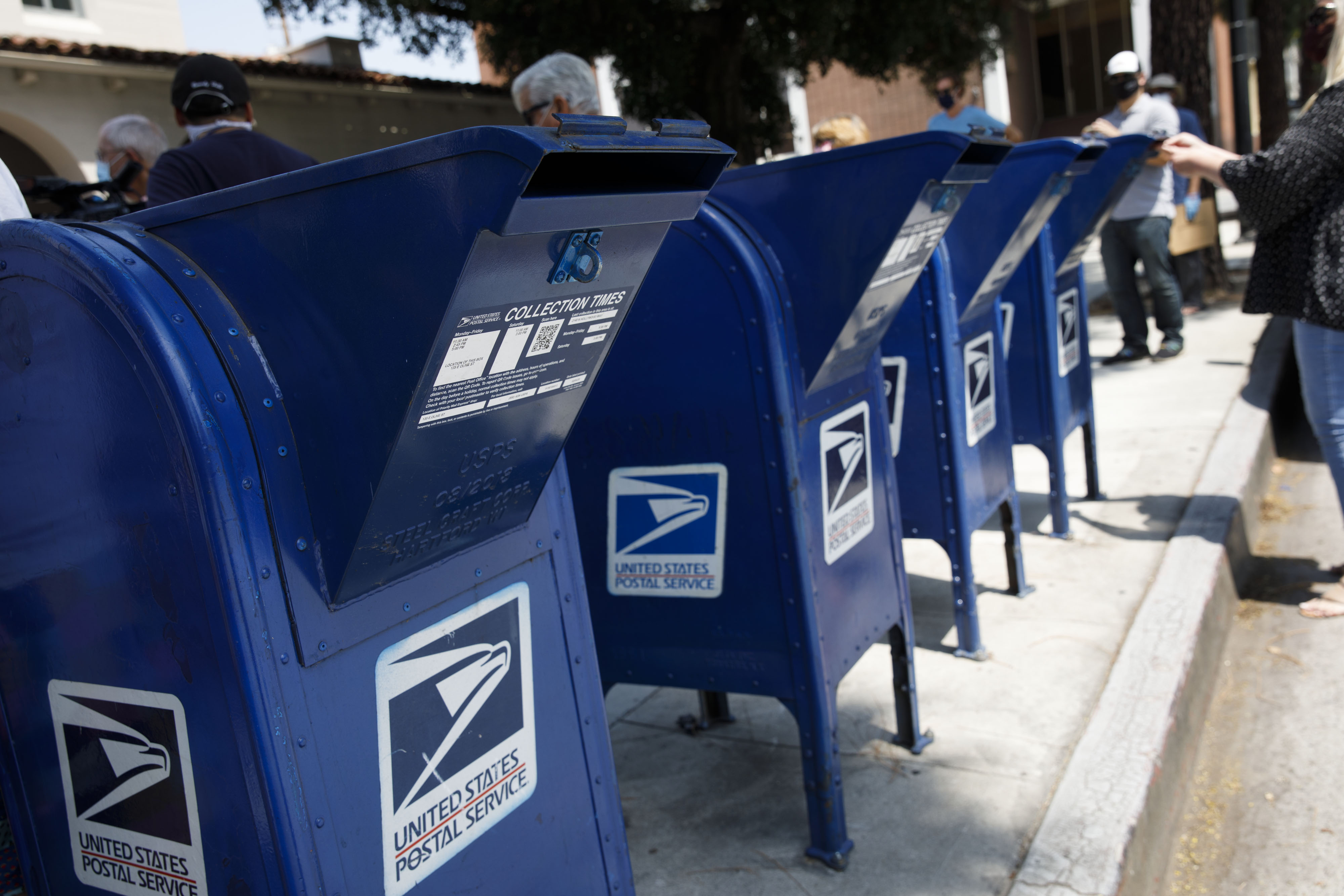 F1 vote. USPS collection Box.