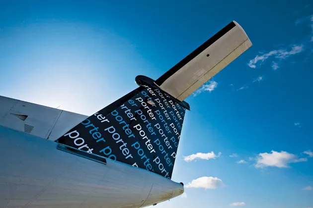 The Bombardier Q400 aircraft ("q" for "quiet") features a noise- and vibration-suppression system