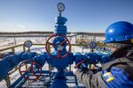 A worker on the Gazprom PJSC Chayandinskoye oil, gas and condensate field, Sakha Republic, Russia.