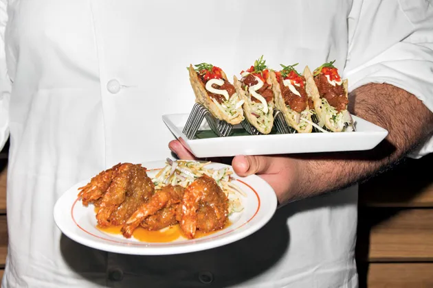 Tommy Bahama in Laguna Beach, Calif., offers fashion ... and island cuisine