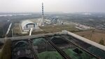 A coal stockpile site in Taicang, Jiangsu Province, China.