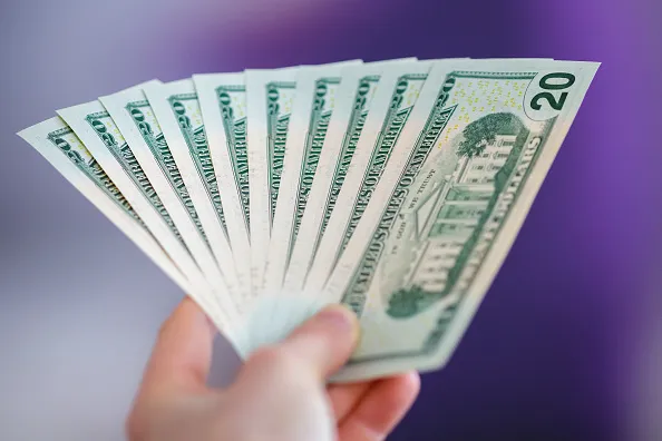 Dollars are still king.
