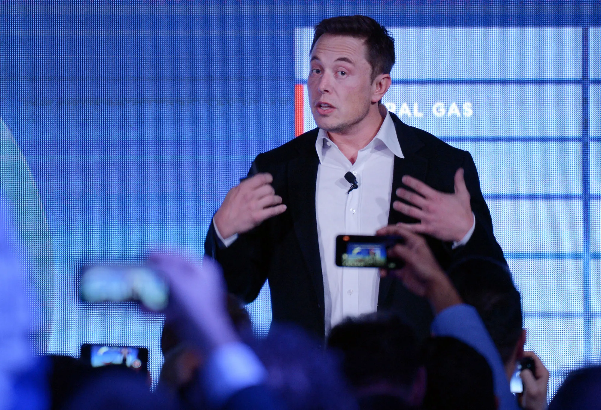 Elon Musk, co-founder and chief executive officer of Tesla Inc.