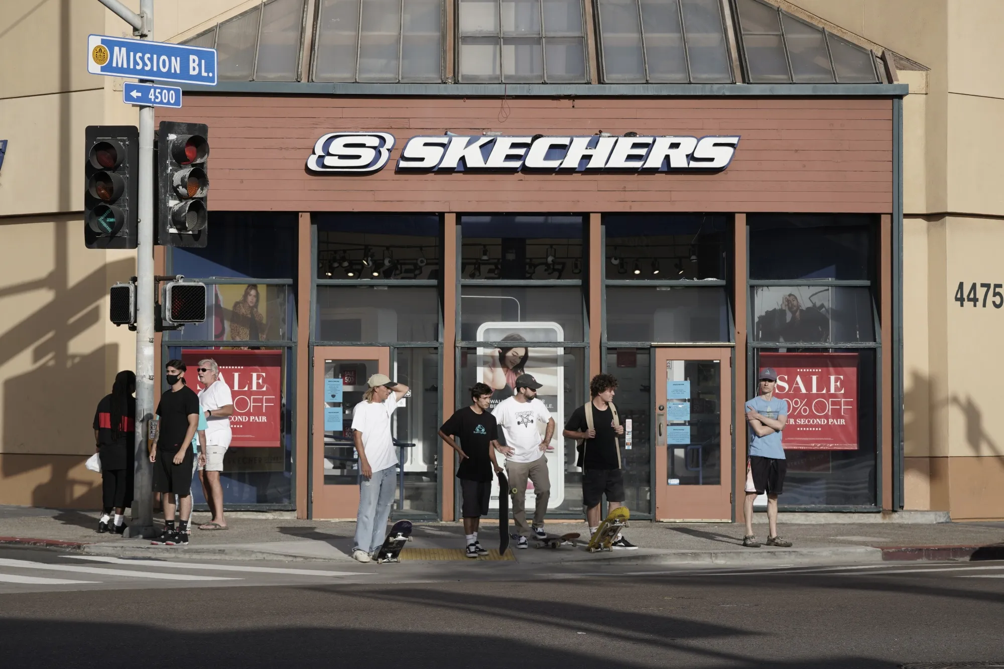 A Skechers store in San Diego.
