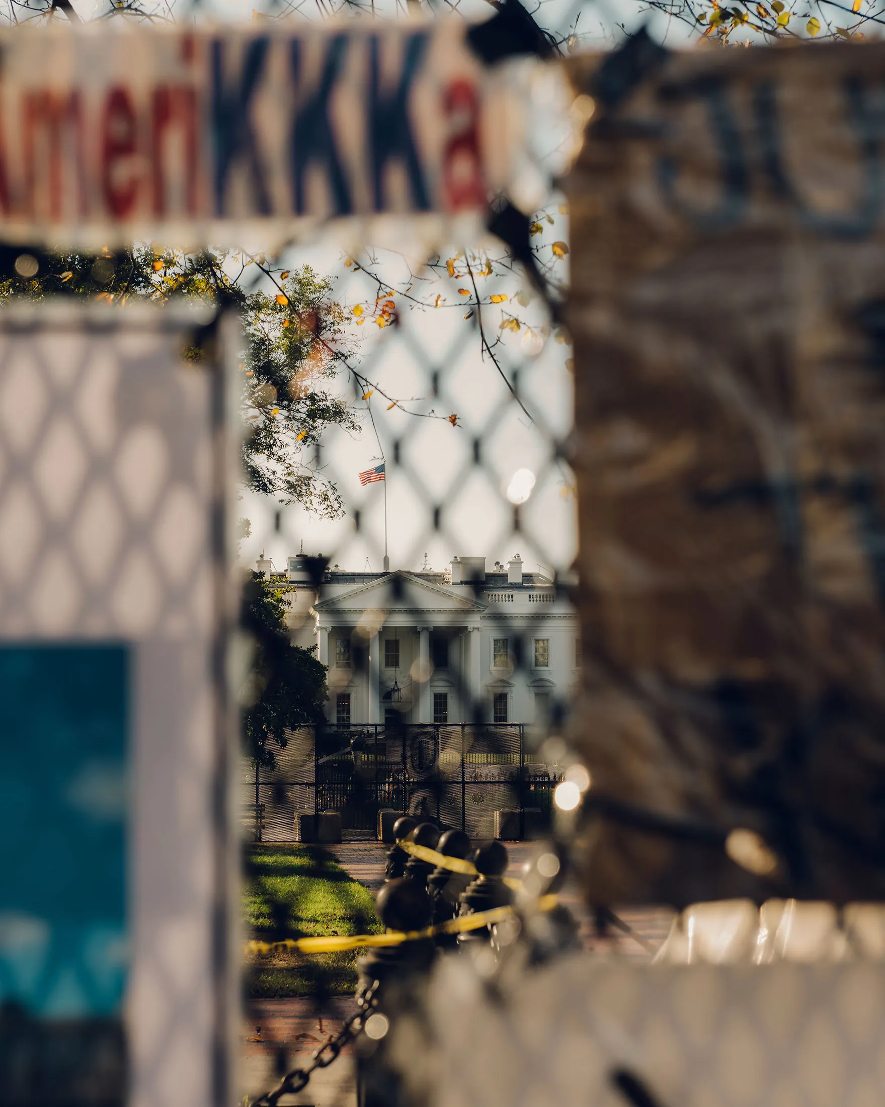 The White House on Nov. 3.