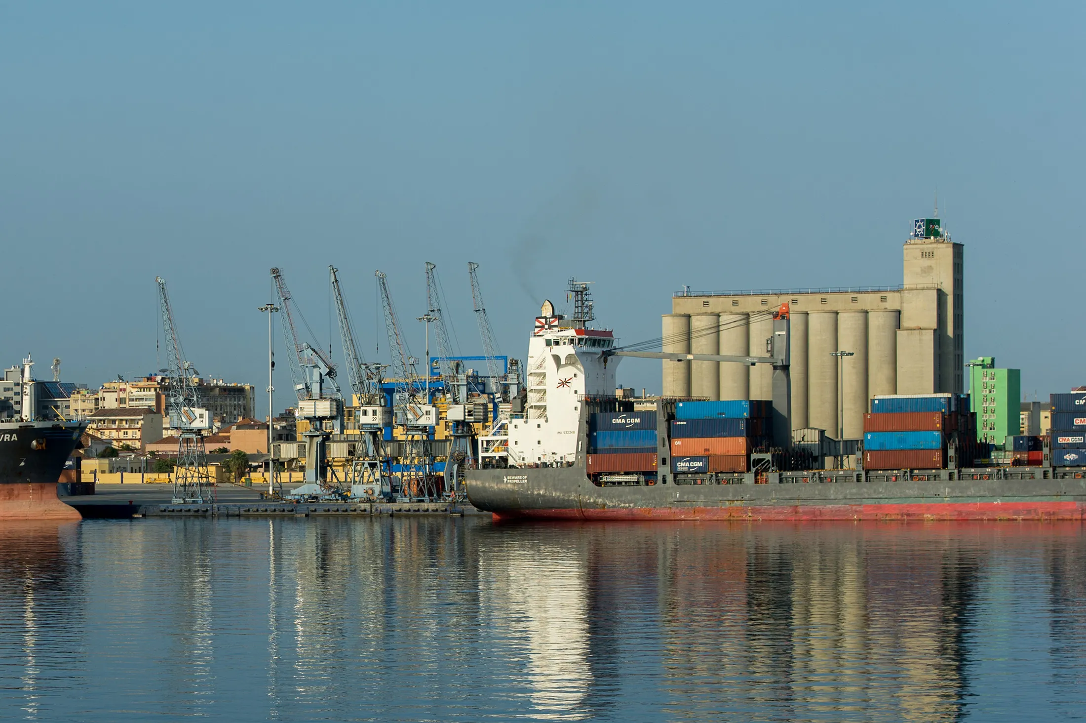 The Angolan port of Lobito.